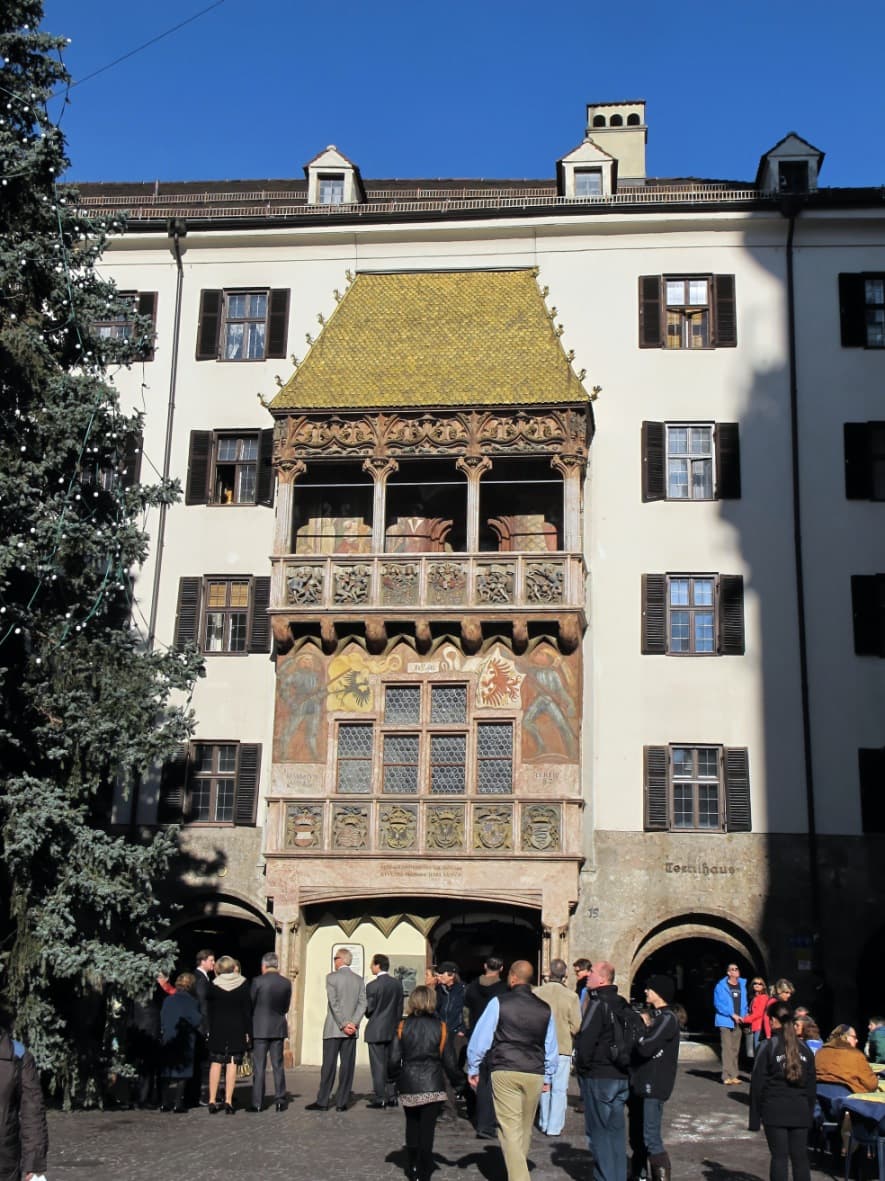 Goldenes Dachl (Golden Roof) in Innsbruck's old town